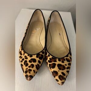 Marc Fisher size 8 1/2 Leopard print flat slip-on